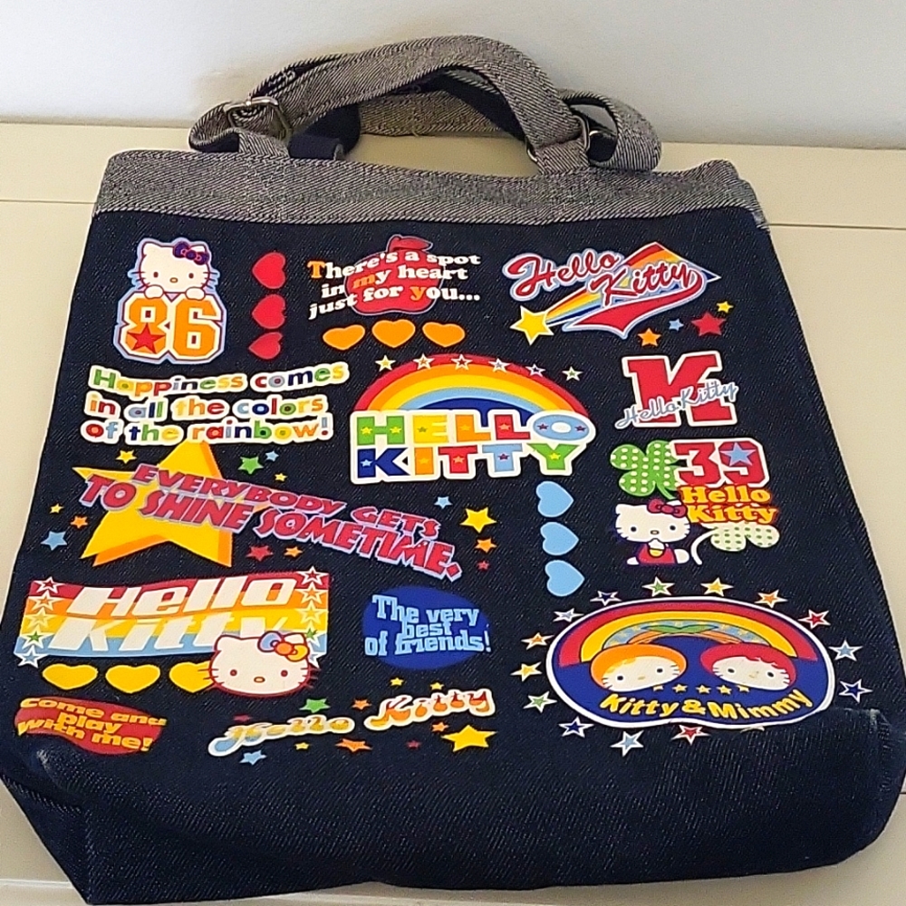 Hello Kitty Jean Tote Bag